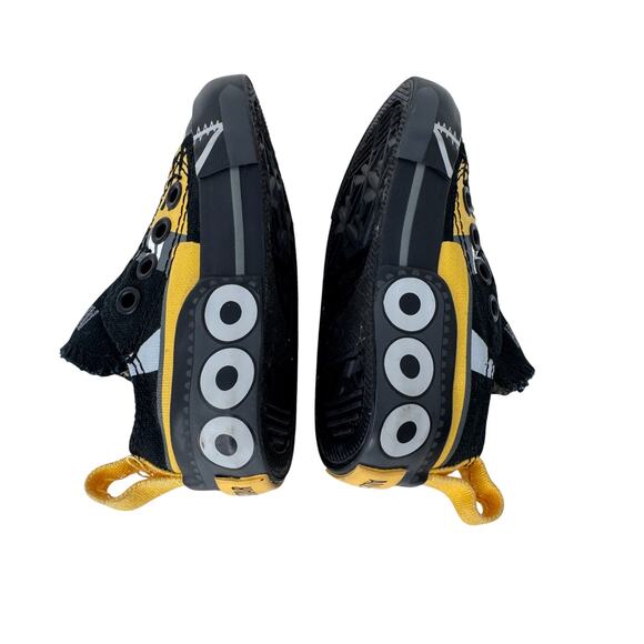 Converse All Star Construction Truck Low Top Sneakers Toddler 3 Yellow Black - Picture 7 of 10